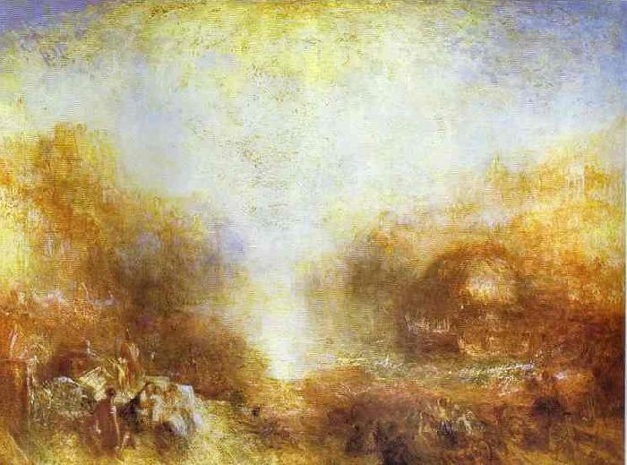 J.M.W. Turner Mercury Sent to Admonish Aeneas oil painting picture